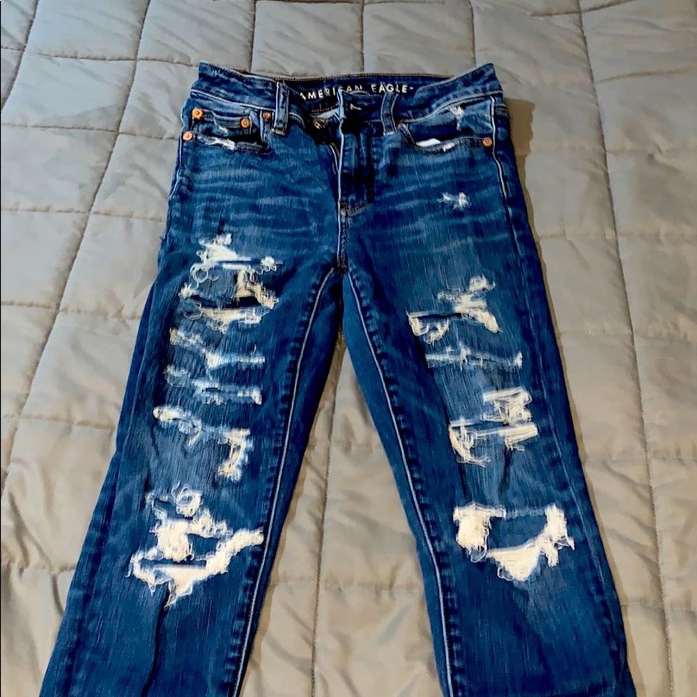 rip design jeans